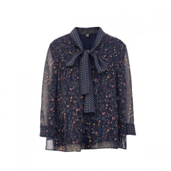 Floral Chiffon Shirt - Picture 1 of 4